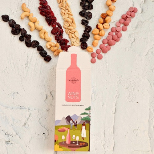 Mendula Wine nuts – magkeverék, könnyed rozé borokhoz