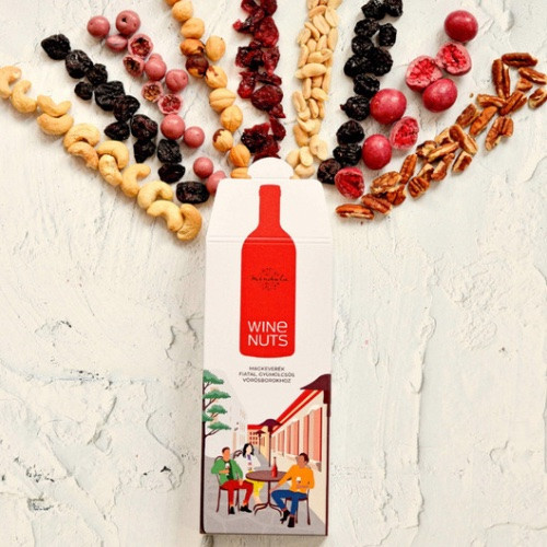 Mendula Wine nuts – magkeverék fiatal, gyümölcsös vörösborokhoz