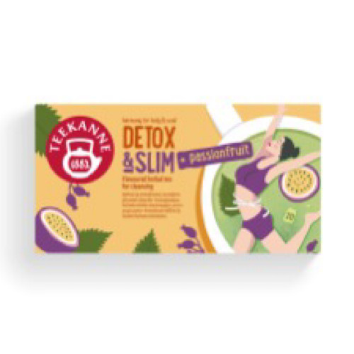 Teekanne, HBS Detox Slim Passionfruit tisztító tea, 32g