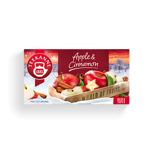 Teekanne, WOF Apple Cinnamon, almás fahéjas gyümölcs tea 45g