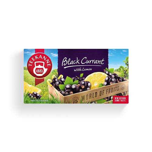 Teekanne, WOF Feketeribizlitea citrommal, 50g