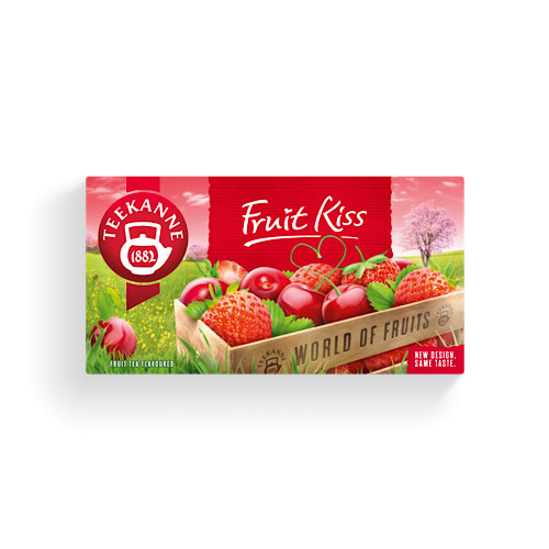 Teekanne, WOF Fruit kiss, cseresznye és eper ízű tea, 50g
