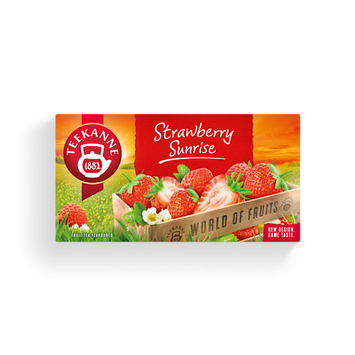 Teekanne, WOF, Strawberry Sunrise, eper tea, 50g