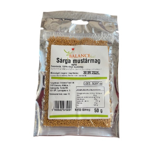 Mustármag, sárga, egész, 50g