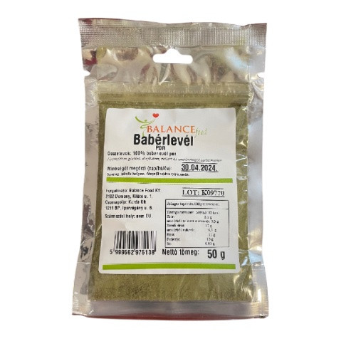 Babérlevél, őrölt,  50g