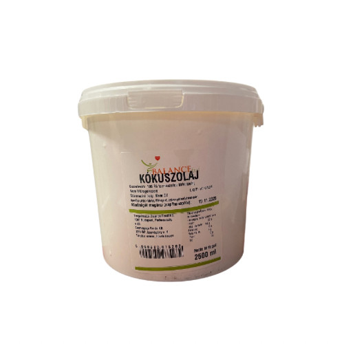 Kókuszolaj / Kókuszzsír 2500  ml