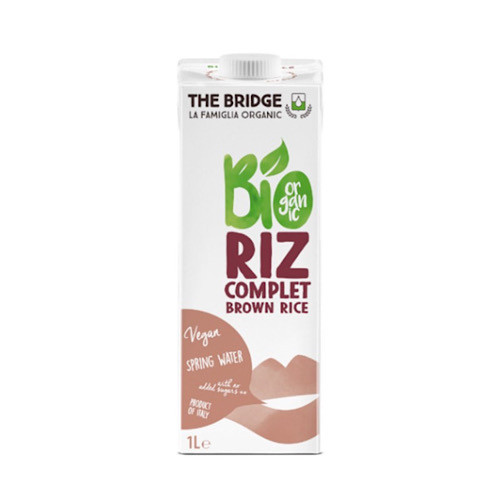 The Bridge Bio Barna rizsital, natúr, 1000 ml