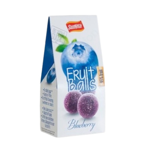 Sunvita gyümölcsgolyó kékáfonyás 80 g