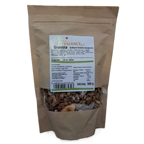 Balancefood granola, kókuszos, 300g