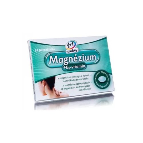 1X1 VITADAY FILMTABLETTA MAGNÉZIUM B6 30DB