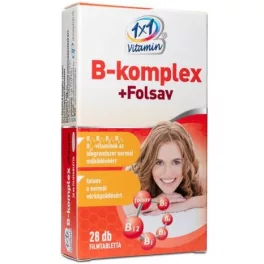 1X1 VITAMIN B-KOMPLEX+FOLSAV TABLETTA 28DB