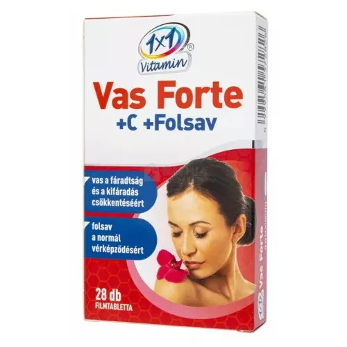 1X1 VITAMIN VAS FORTE+C+FOLSAV TABLETTA 28DB