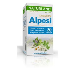 Naturland Alpesi gyógynövény teakeverék filteres 20x1 g