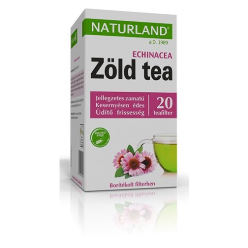 Naturland Zöld tea echinaceával filteres 20x2 g
