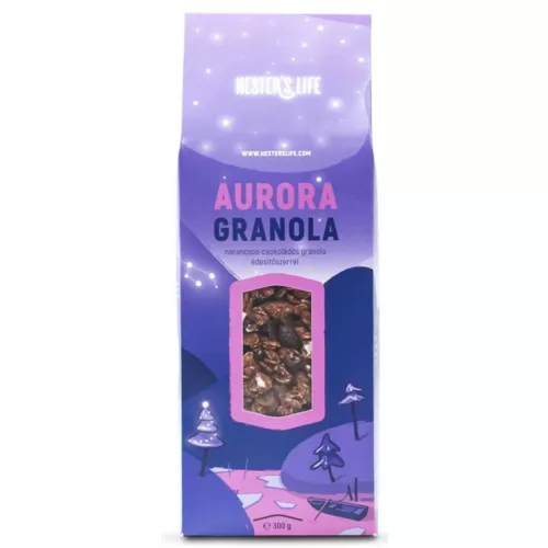 Hester's Life Aurora granola, narancsos-csokoládés, 300 g 