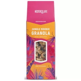   Hester's Life Jungle Boogie granola, áfonyás-málnás, 300g 